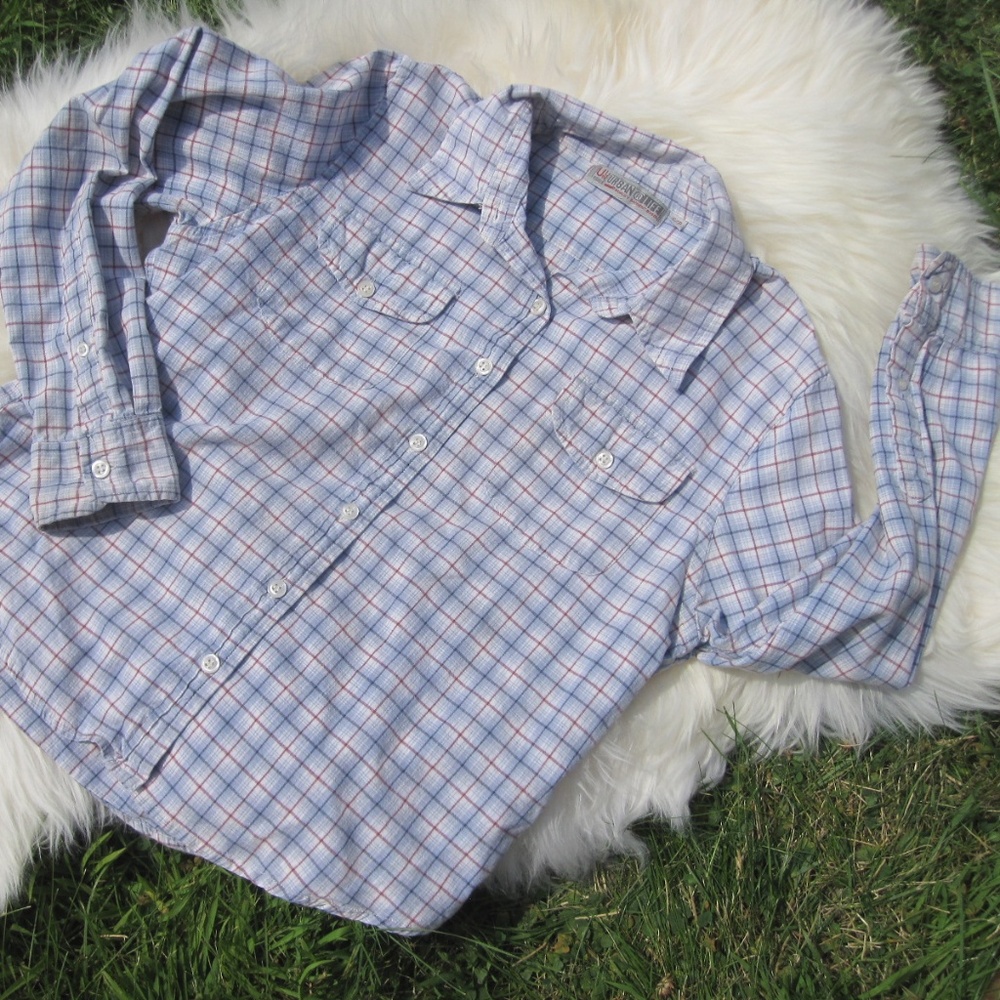 size 14  long sleeve  button down youth small